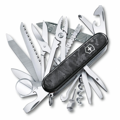 Многофункциональный складной нож Victorinox SwissChamp Damast 1.6791.J21 