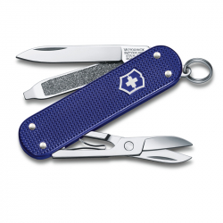 Многофункциональный складной нож-брелок Victorinox Classic SD Alox Colors Night Dive 0.6221.222G